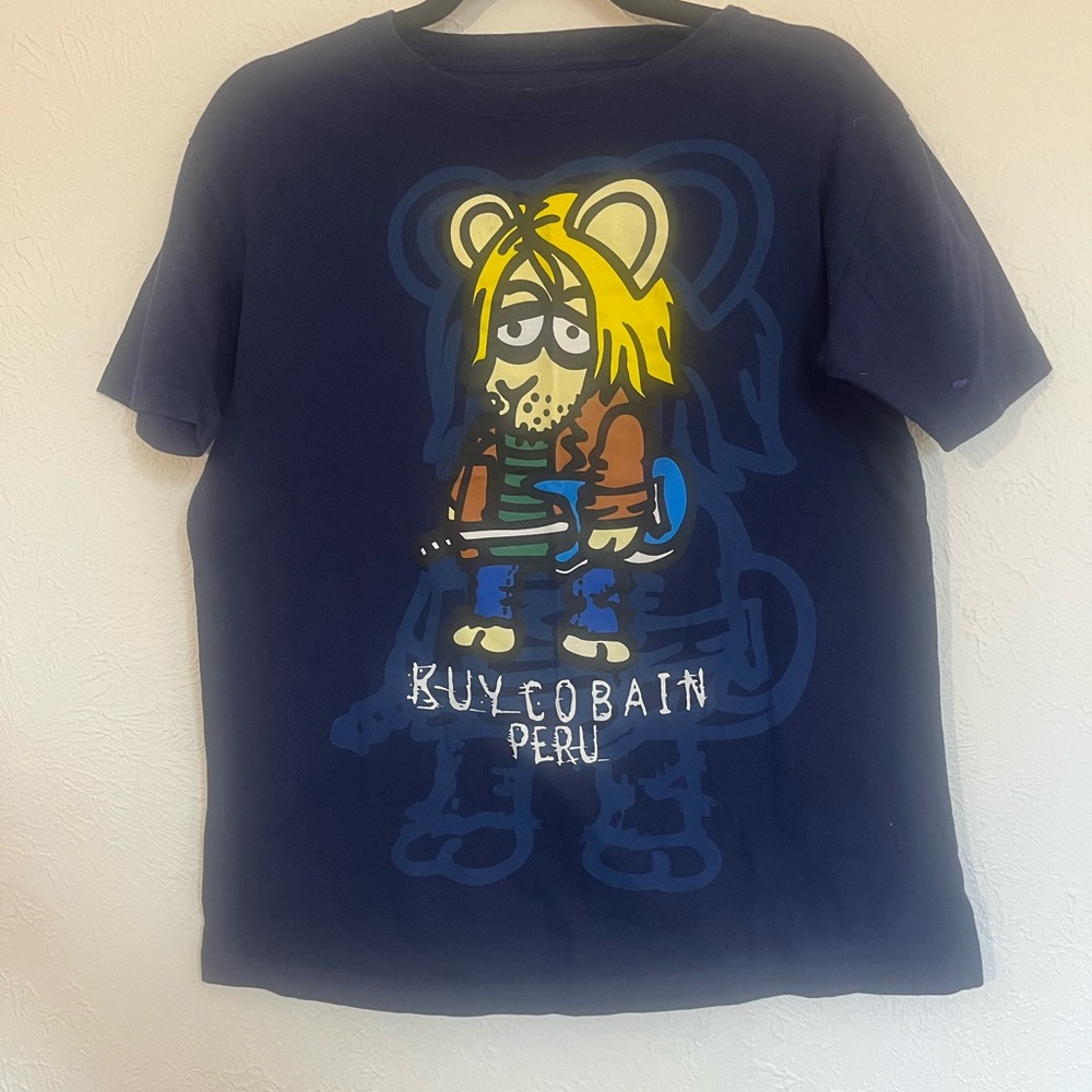 Kuy Arts “Kuy Cobain” Navy Graphic Tee